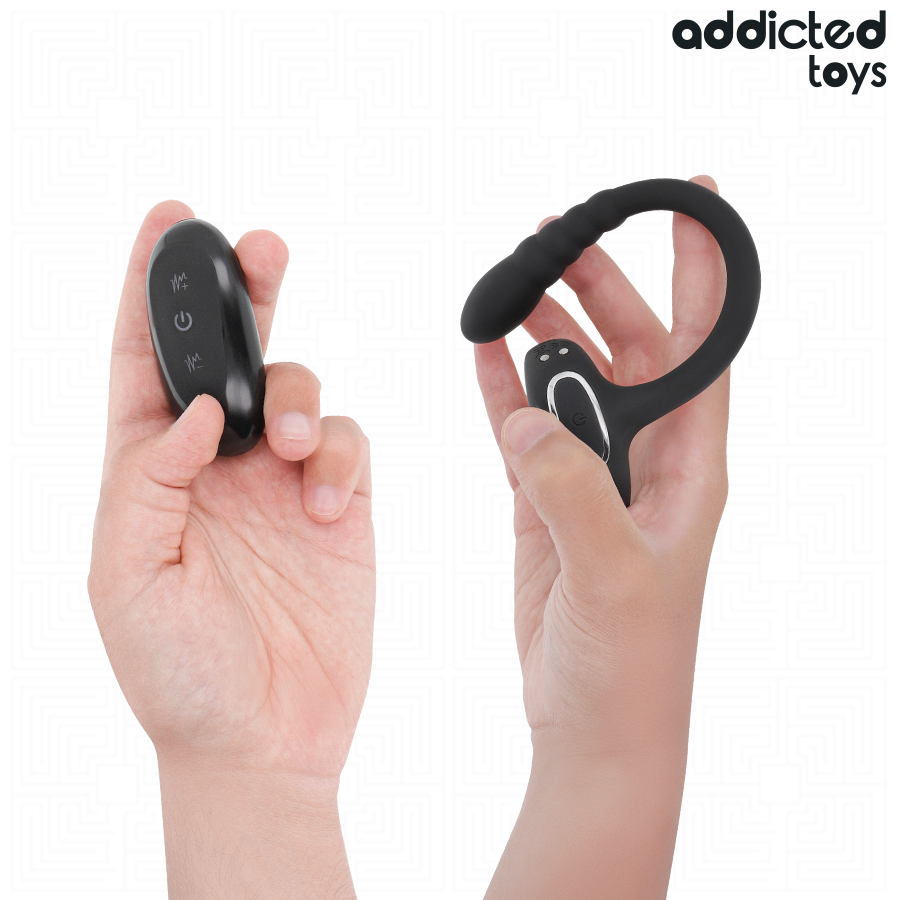 ADDICTED TOYS - P-SPOT VIBRATING COCK RING REMOTE CONTROL