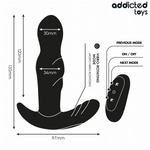 ADDICTED TOYS - ROTATING VIBRATING ANAL PLUG REMOTE CONTROL