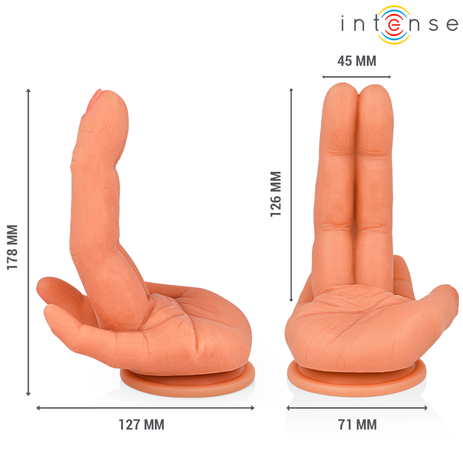 INTENSE - LEELA G-SPOT STIMULATOR FLEXIBLE HAND 12.6 CM