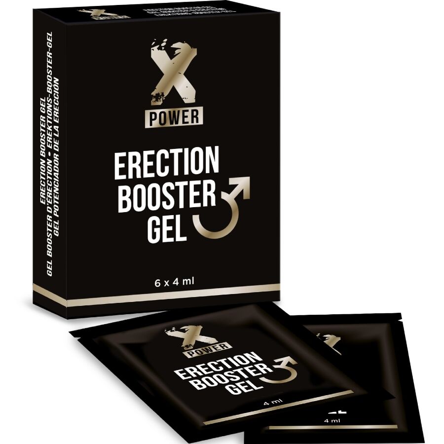 XPOWER - ERECTION BOOSTER GEL 6 X 4 ML