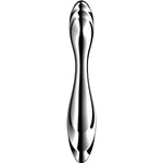 SATISFYER - PURE GRAVITY 2 STAINLESS STEEL DOUBLE-ENDED DILDO
