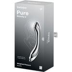SATISFYER - PURE GRAVITY 2 STAINLESS STEEL DOUBLE-ENDED DILDO