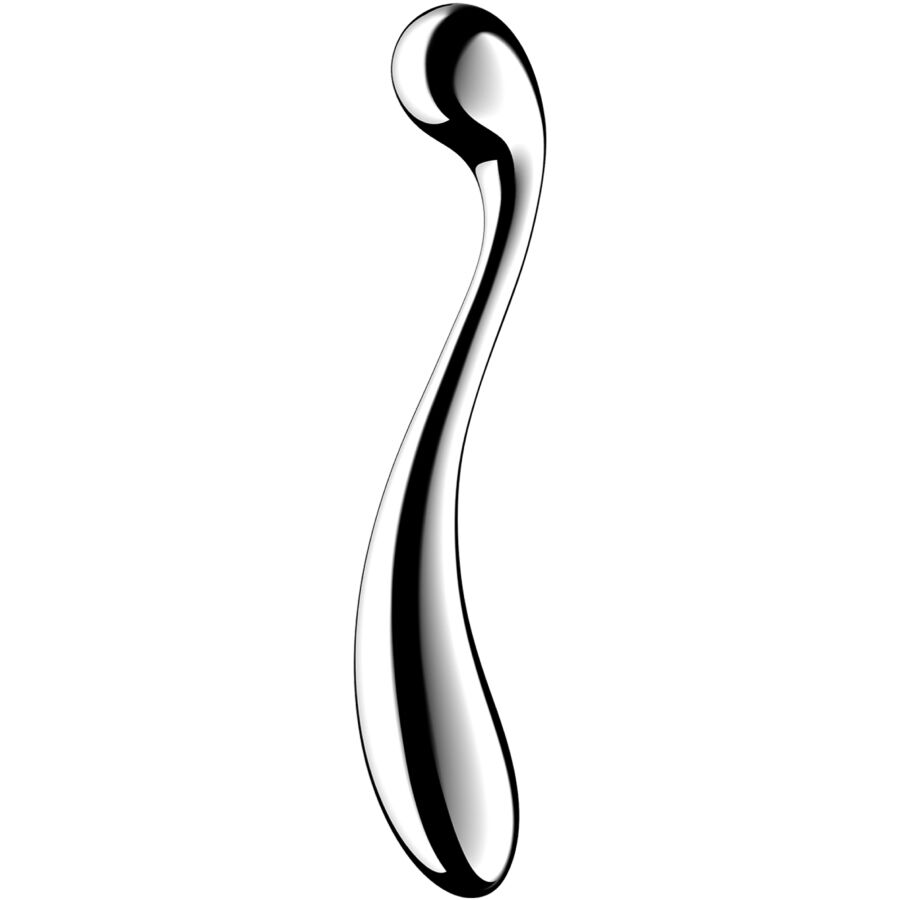 SATISFYER - STAR FORCE 4 STAINLESS STEEL DOUBLE-ENDED DILDO