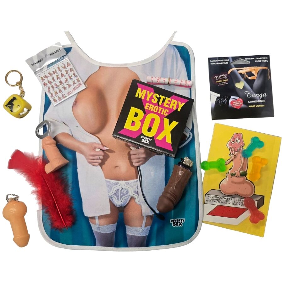 DIABLO PICANTE - MYSTERY EROTIC BOX FOR HER 10 X 10