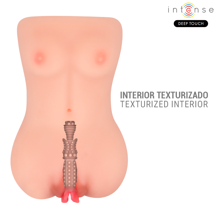 INTENSE DEEP TOUCH - CATHERINE VIBRATOR & SUCTION MASTURBATOR WITH VOICE