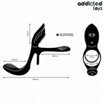 ADDICTED TOYS - DOUBLE PENIS RING WITH CLITORAL STIMULATOR