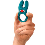 FUN FACTORY - NOS PRO VIBRATING COCK RING BOTTLE GREEN