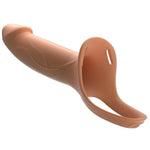 PRETTY LOVE - LANDON LIGHT-SKIN VIBRATING STRAP-ON
