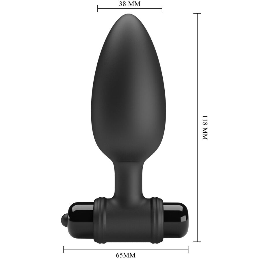 MR PLAY - SUPER POWER ANAL PLUG WITH VIBRATION