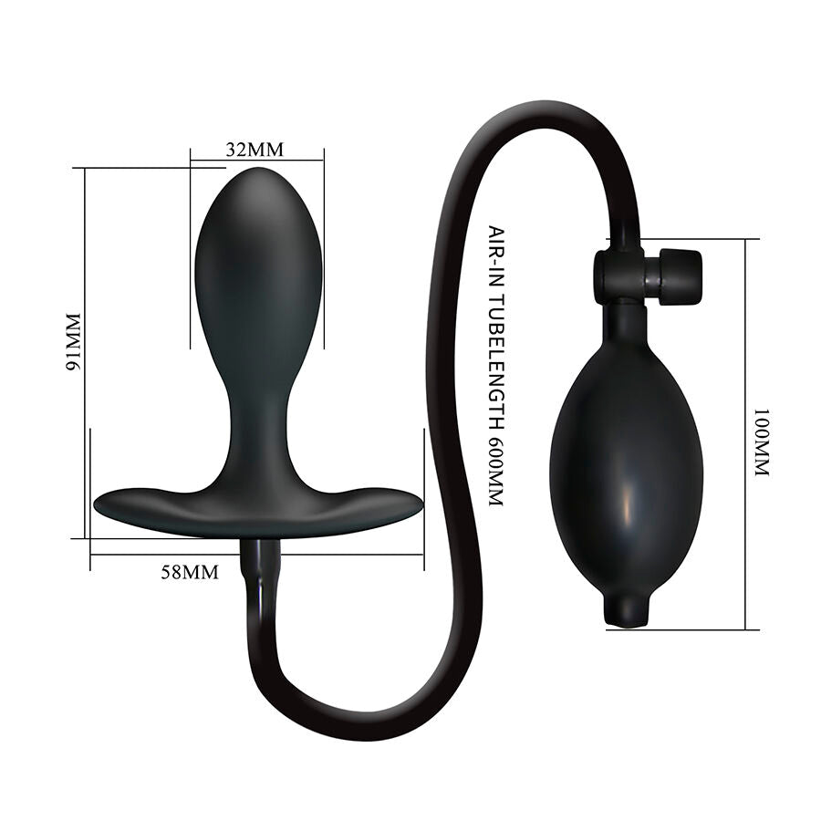 MR PLAY - ADJUSTABLE INFLATABLE ANAL PLUG