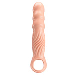 PRETTY LOVE - TEXTURED PENIS SHEATH WITH EXTENDERS