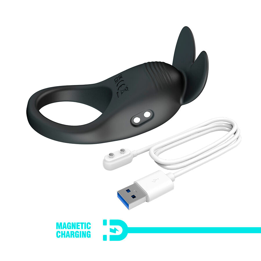 PRETTY LOVE - CARLTON PENIS RING WITH CLITORAL STIMULATOR