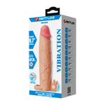 PRETTY LOVE - XERXES PENIS SLEEVE WITH CLITORAL STIMULATOR AND VIBRATION