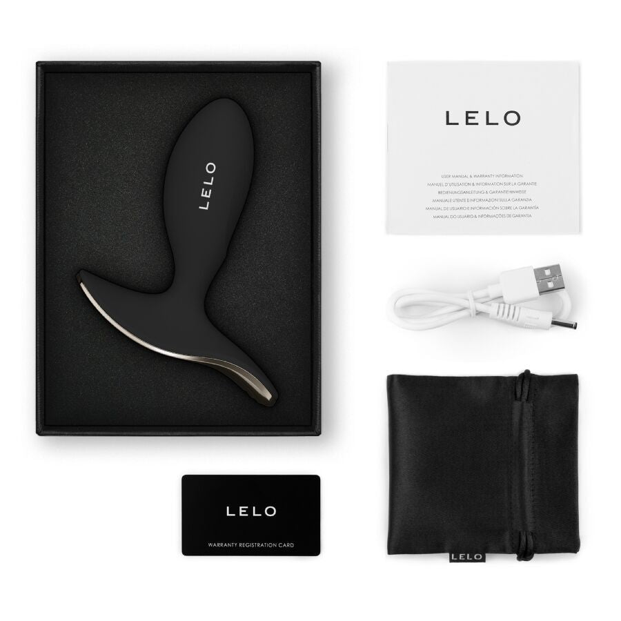 LELO - SURFER 2 UNISEX ANAL VIBRATING PLUG BLACK