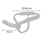 HIDDEN DESIRE - INFERNO VIBRATING PENIS SLEEVE STRAP-ON16 CM