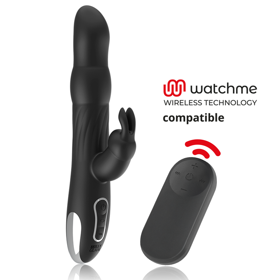 BRILLY GLAM - MOEBIUS RABBIT VIBRATOR & ROTATOR + WATCHME REMOTE CONTROL