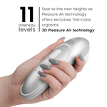 WOMANIZER - PRO VIBRANT CLITORAL STIMULATOR SILVER GREY