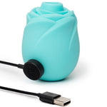 ROMP - ROSE GLOW CLITORAL SUCTION TOOL GLOW IN THE DARK