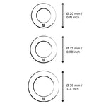ROMP - REMIX TRIO SET OF 3 PURPLE SILICONE PENIS RINGS