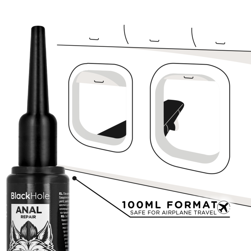 BLACK HOLE - ANAL LUBE APPLIERL SIZE 100 ML