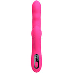 PRETTY LOVE - WINTERS MULTIFUNCTION RABBIT VIBRATOR WITH LED DISPLAY PINK