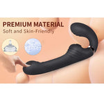 NALONE - ALLOW DUAL VIBE WITH ROTATION AND THRUSTING BLACK