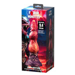 POWER MONSTERS - SAVAGE BEASTLORD TRICOLOR FANTASY SILICONE DILDO 24 CM Ø 5 CM
