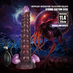 POWER MONSTERS - VOIDCLAW BRUTE BICOLOR INFLATABLE FANTASY SILICONE DILDO 29 CM Ø 5.7 CM