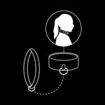 FETISH SUBMISSIVE - NOPRENE LINING CHAIN NECKLACE