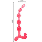 BAILE - BENDY TWIST RED ANAL BALLS
