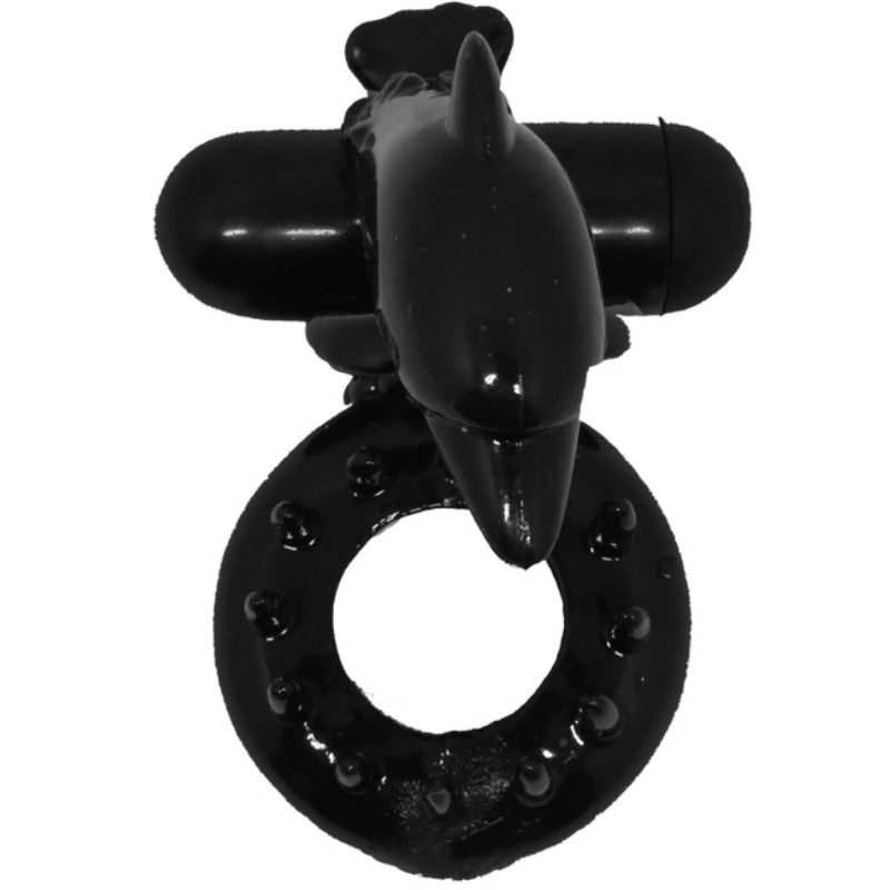 BAILE - SWEET RING RING WITH CLITORIS STIMULATOR DOLPHIN