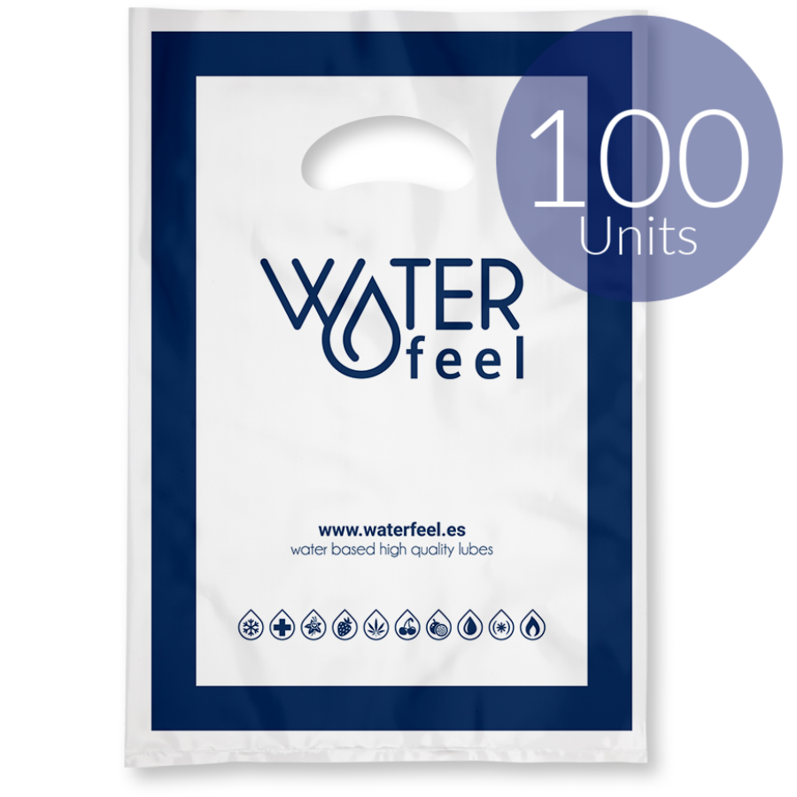 WATERFEEL - 100 SMALL PLASTIC BAGS 25 X 35 CM