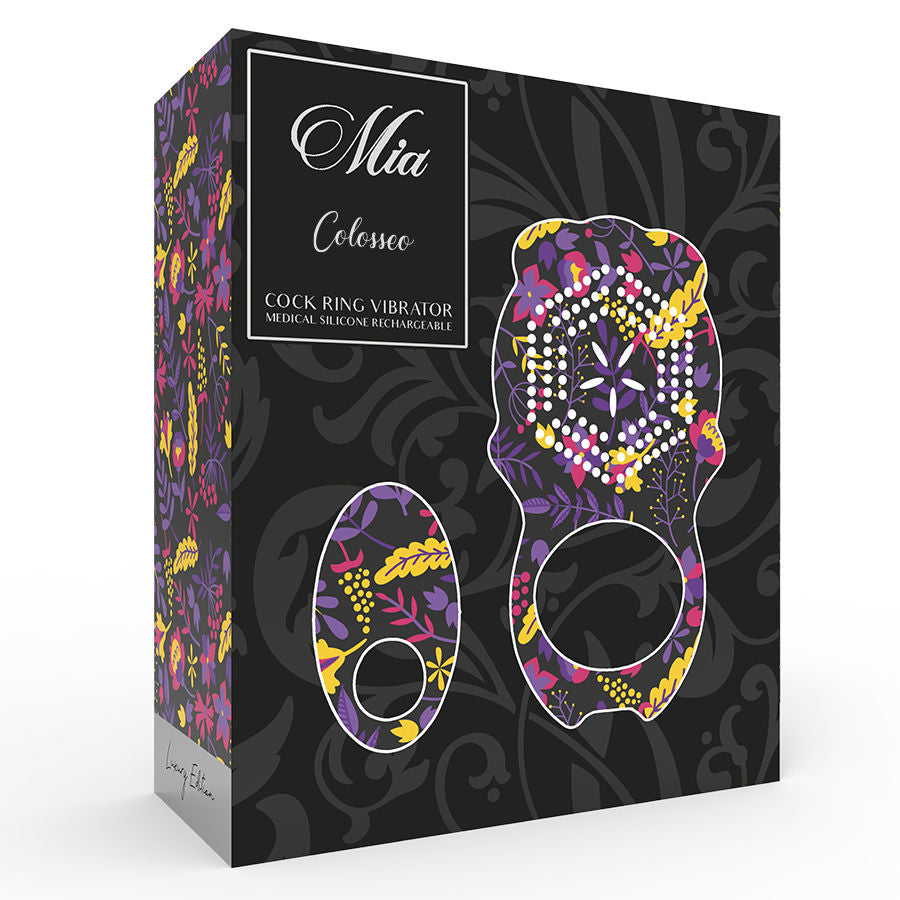 MIA- COLOSSEO COCK RING REMOTE CONTROL BLACK
