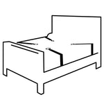DARKNESS - BED TIES SET