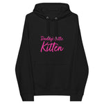 Daddy's Little Kitten - Unisex eco raglan hoodie