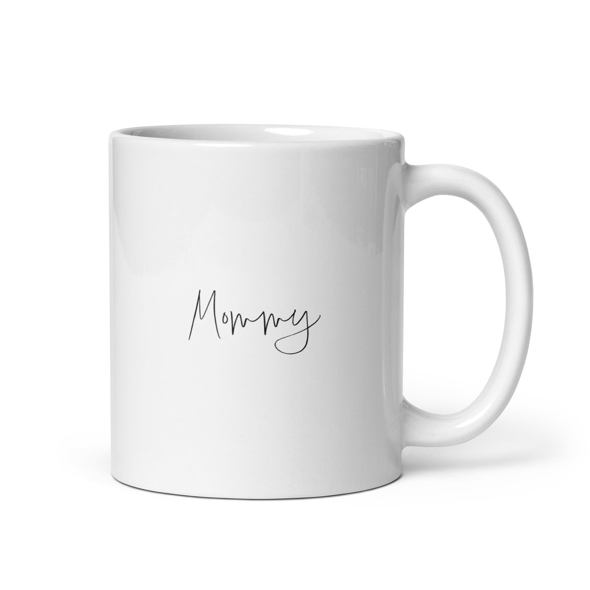 'Mommy' (Signature Edition) - White glossy mug (American Spelling)