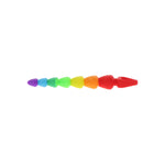 ToyJoy Rainbow Heart Anal Beads