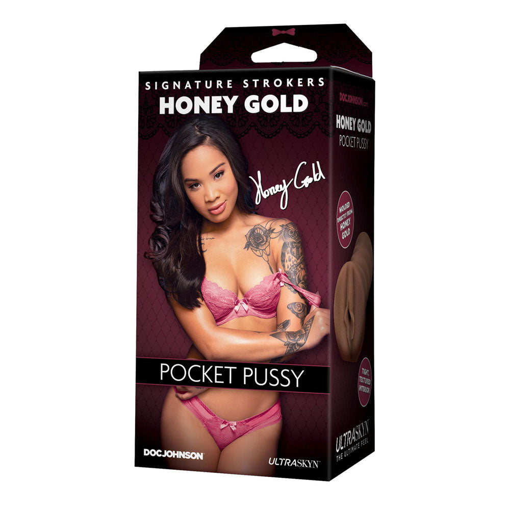 Signature Strokers Honey Gold Pocket Pussy