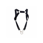 Male Basics Dngeon Straight Back Harness With Cockring