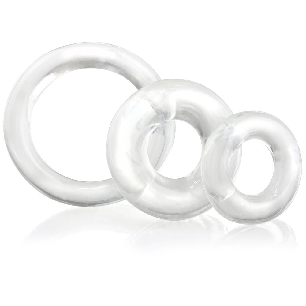 Screaming O RingO x3 Clear Cock Rings