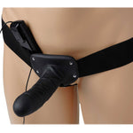 Deluxe Vibro Erection Assist Hollow Silicone Strap On